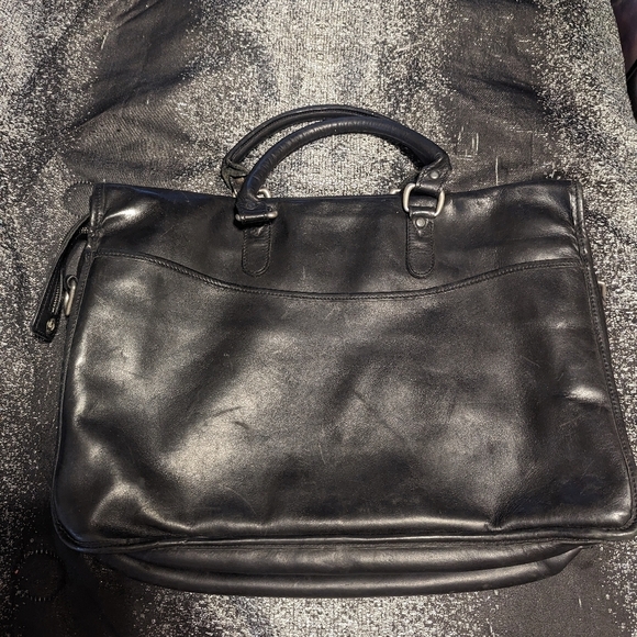 Other - Vintage black levenger briefcase or laptop bag
